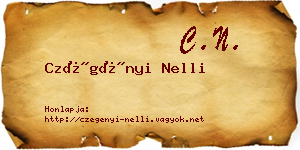 Czégényi Nelli névjegykártya